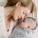 GLLQUEN BABY Swaddle Sleep Sack - 3 Pack Infant Swaddles for Newborn, Baby Swaddling Sack 0-3 Months, Ergonomic Newborn Swaddle Blanket for Baby Boy and Girl, Blue & Elephants