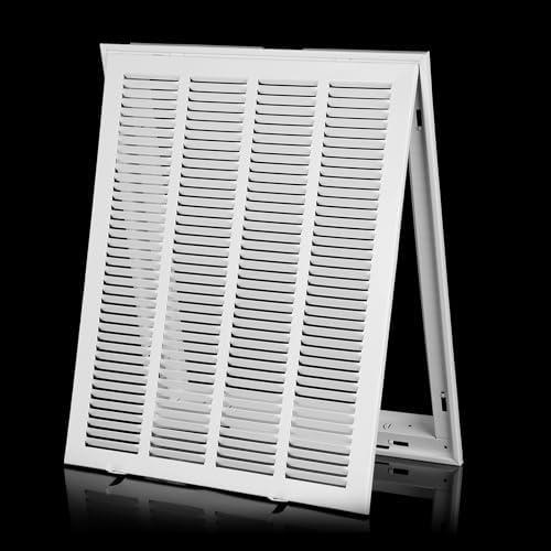 18,5x22,5 Air Return Grille [Duct Opening Size] Return Vent Cover for Wall or Ceiling,Steel Return Air Grill Removable Face/Door for 1 inch Filters(18,5"W x 22,5"H [Duct Opening])