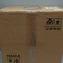 20 Inch Boho Caged Ceiling Fans with Lights Flush Mount, Layered Rattan Ceiling Fan with Light Remote Control with Reversible 6 Speeds for Bedroom, Nursery, Living Room, E12 Base, Indoor