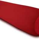 Deluxe Comfort Microbead Body Pillow (47" x 7") - Mooshi Squishy Soft - Prenatal Pregnancy Pillow - Full-Body Side Sleeper - Body Pillow, Red