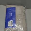 MIULEE Oatmeal Linen Curtains 72 Inch Length 2 Panels for Bedroom Living Room, Soft Thick Linen Textured Natural Window Drapes Semi Sheer Light Filtering Back Tab Rod Pocket Burlap Look Decor