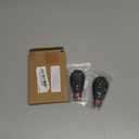 X AUTOHAUX 2pcs 433Mhz Keyless Entry Remote Car Key Fob for Jeep Cherokee 2014-2019 3 Buttons with Door Key 56046953 GQ4-53T