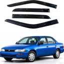 Window Visors Rain Guards for 1993-1997 Toyota Corolla Sedan