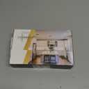 Amerdeco 10 Pack Champagne Bronze Cabinet Knobs 1.46 Inch(37mm) Solid Gold Kitchen Cabinet knobs Rectangle Brushed Brass Drawer Knob for Bathroom Cabinets ZH00013