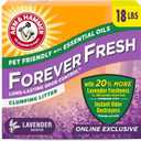 Arm & Hammer Forever Fresh Clumping Cat Litter Lavender, MultiCat 18lb With 20% More Lavender Freshness, Pet Friendly With Essential Oils