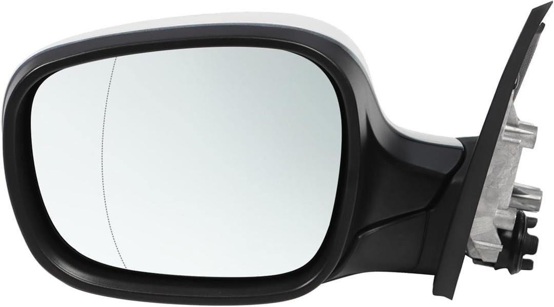 Driver Side Mirror Assembly Compatible with X3 2011-2014 Left Side View Mirror Heated & Electric Folding & Power Adjust (3Pins White)