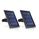 Wasserstein 2W/ 6V Solar Panel with 13.1ft/ 4m Cable Compatible with Arlo Ultra/ Ultra 2, Arlo Pro 3/ Pro 4 & Arlo Floodlight ONLY (Black, 2-Pack) - Camera Not Included