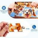 24 Large Piece Puzzle for Seniors 6 Pack Puzzles Dementia Alzheimer's Products and Activities for The Elderly Adults Puzzle Alzheimer's Easy Puzzles Gift Memory Games for Patients, 6 Storage Bag