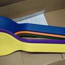 S&S Worldwide Ginormous Spoon Set of 6-28" HPDE Plastic Spoons for Fun Games and Activities, Small