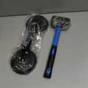 FCHO Floor Gap Fixer Tool for Laminate Floor Gap Repair Include Suction Cup and Mallet (Can't use on scraped surface floor) (Blue)