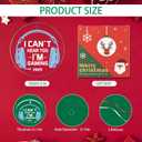 3 x Gamer Ornament - Can't Hear You I'm Gaming, Gamer Gifts, Gifts for Gamers Men, Video Game Ornament, Gamers Ornaments for Christmas Tree, Gaming Ornaments for Christmas Tree