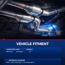 KAX Catalytic Converter Kit Compatible with Toyota 2007-2010 Yaris 1.5L Direct-Fit Catalytic Converter for 52581, 21285, 47836, 93213, 1741021680, 49470 (EPA Compliant)