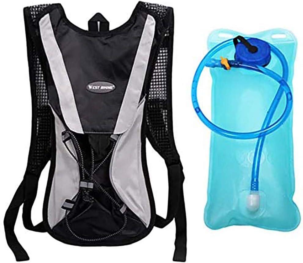 Hydration Pack Light Bicycle Backpack Hiking Running Mountaineering Hunting Cycling Water Supplement Bag Bicycle with 2 Liters of Water Bag