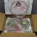 Seealle Modern Green Table Lamps Set of 2 - Bedside Lamps for Night Stands, 19.4" Bedroom Lamps for Living Room Sage Green Lamps with Rocker Switch