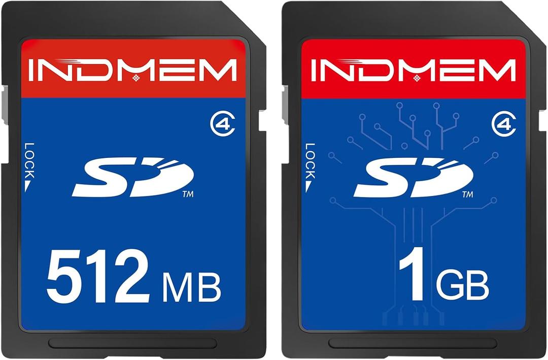 SD Card 512MB+1GB,Class 4 Flash Memory Card 1GB MLC Standard Secure Digital Cards Camera Cards