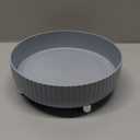 Anyoifax Makeup Perfume Organizer Tray 360 Degree Rotating Lazy Susan Skincare Lotion Organizer Spinning Cosmetics Storage for Dresser, Vanity, Bathroom Countertop, Small Grey (9 ", Gray)