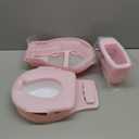 Ingenuity My Size Potty Pro in Pink, Infant Potty Training Toilet, Lifelike Flushing Sound, for Ages 18 Months, Up to 50 Pounds