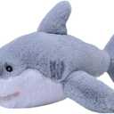 Wild Republic EcoKins Great White Shark Stuffed Animal 12 inch, Eco Friendly Gifts for Kids, Plush Toy, Handcrafted Using 16 Recycled Plastic Water Bottles (Great White Shark)