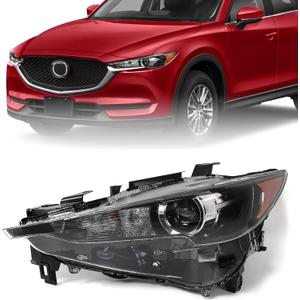 Huray LED Headlight Assembly for Mazda CX-5 CX5 2017-2021 w/o AFS LH Front Projector Headlamp OE Factory Replacement for MA2502151 Left Driver Side