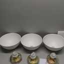 3-Pack Industrial Semi Flush Mount Ceiling Light with Gold Plate and White Shade, Farmhouse Ceiling Light Fixture for Kitchen Island Dining Room Foyer Hallway Porch Barn Loft10in