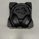 COSMUSIS Trucker Bluetooth Headset, Wireless Headsets with Noise Cancelling Microphone, Long Battery Life Bluetooth Headphones with Detachable Earpad/Single+Dual Mode for Office/Driving/Home (Black)