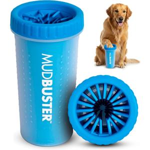 Dexas MudBuster Large Portable Pro Blue Paw Cleaner for Dogs - Premium Quality Pet Supplies and Accessories