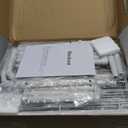 Goovilla Over The Toilet Storage Shelf, 4 Tier Bathroom Organizer Shelves with 64-124inch(H) 15-27inch(W) Adjustable No Drilling Tension Mounting, White Space Saver Bathroom Shelf Rack Above Toilet