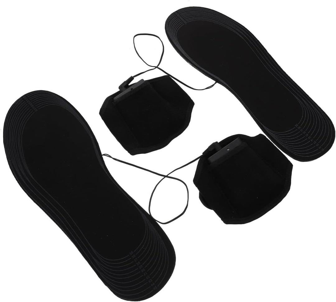 Heated Insoles: 1 Pair Rechargeable Heating Insole, Electric Foot Warmer, Control Foot Warmers for Men Women