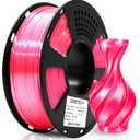 Geeetech Silk PLA Filament 1.75mm, Metal-Like Shiny Silk Rose Pink 3D Filament 1kg (2.2lbs) 1 Spool, Dimensional Accuracy +/- 0.02 mm, Fit Most FDM Printer (Magenta)