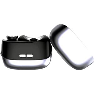 Electric Nail Clipper with File, Gray/Black