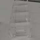 Clear Acrylic Tea Bag Organizer Candy Holder Box, 3 Compartment Holder with Handle, Tea Candy Chests Container suitable for Hotel Rest Area,Office Desktop, Cupboard, Drawers, Pantry(DP026)