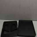 2 Pack Couch Arm Tray,Bamboo Folding Sofa Tray,Sofa Armrest Trays Clip-On Couch Desk for Drinks,Snacks,Phone,Remote ControlBlack