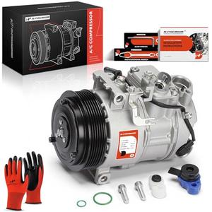 A-Premium Air Conditioner AC Compressor with Clutch Compatible with Mercedes-Benz E250 2016, E350 2012-2014, GLK350 2014-2015, C350 2013-2015, with 6SEU16C Compressor