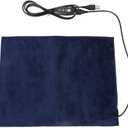 USB Pet Heating Pad 5V 2A USB Electric Cloth Heater Pad Washable Foldable Pad 45 3-Mode Adjustable Temperature and Timer USB Heated Blanket for Clothes Seat Pet Warmer (9.5x11.8in)