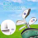 Golf Swing Training Aid-2-in-1 Golf Training Aid kit Including Golf Swing Trainer Ball, 60Pcs Impact Tape | Improve Golf Practice, Grip & Impact Precision