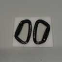 BEIFENG 25KN Auto Locking Carabiner - UIAA Certified Heavy Duty Climbing Carabiners for Rock Climbing, Camping, Rappelling, Hunting, Rescue Equipment - Professional Carabiner Clips (Black)