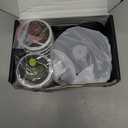 Electric Whiskey Smoker Kit with 4 Light Modes, Rechargeable Cocktail Smoker, 6 Wood Chips, No Butane Required, Christmas/Birthday Gifts for Men, Dad, Husband (FY01)