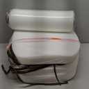 AAAAAcessories D-Shaped Chair Cushions, 2" Thick Dining Chair Pads with Ties and Removable, Machine-Washable Cover, 17" x 16", Set of 6, Brown