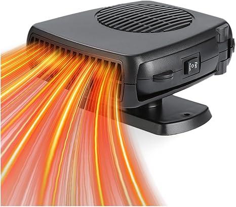 Car Heater - 2026 New upgraded Portable Heater for Car 12V,Fast Heating Auto Defroster and Demister for Windshield,2 in 1 Heating and Cooling Fan for Car/Truck/SUV