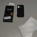 ATATOO for iPhone 17 Case Wallet with HD Tempered Glass Screen Protector [2 Pack], Card Holder & Slide Camera Cover, Military Grade Protection, Hard Protective Case for iPhone 17 6.3" 2025, Black