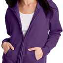 Hanes, Ecosmart Fleece Full Hoodie, Zip-up Hooded Sweatshirt for Women, 2XL