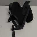 Upgraded Travel Pillow, U-Shaped Airplane Head Strap for All Heights, 360 Support, 3D Sleep Mask, 100% Light Blocking, Long Flights Essentials Headrest, Stop Bobblehead, Black