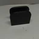 ALELION Black Napkin Holder for Table - Wood Upright Napkin Holders for Kitchen - Wooden Coutertop Napkin Dispenser for Dining Room Table Restaurant Picnic Party