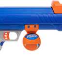 Nerf Dog Tennis Ball Blaster Dog Toy Blue/Orange, 16 Inch Compact Blaster with 1 Ball