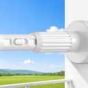 Heavy Duty Tension Curtain Rod No Drilling 41-146 Inch One-Click Adjustable