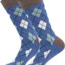 HHX YONLEE Dress Socks 5/6/10 Pairs Crew Argyle Colorful Cotton Novelty Casual Happy Fun