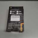 4 x WRJ Case for iPhone 15 Pro Max with Screen Protector, [Compatible with MagSafe][Full Camera Protection] Anti-Fingerprints Slim Translucent Matte Shockproof Phone Cover for Women Men-Black