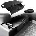 VaultsOnWheels for 2026+ Tesla New Model Y Juniper Front Seat Safe Gun Safe Vault Driver/Passenger Side Drawer Hidden Console Storage LockBox Anti-Theft Pry-Proof High Security