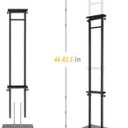 Poster Stand Heavy Duty Poster Board Stand, Double-Sided Poster Sign Stand Up to 83 inches, Adjustable Poster Holder for Outdoor Display, 1PACK, Black