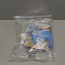 1/2 Birthday Boy Half Birthday Decorations  4PCS Blue 6 Month Party Set with 1/2 Way to One Banner, Halfway High Chair Banner, Cake Topper and Hat for 6 Month Baby Boy Photo Shoot Decor